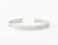 The Outer Wave Bracelet placed horizontal in Sterling Silver thumbnail